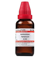 Dilución de Antimonium Tartaricum de Dr. Willmar Schwabe India