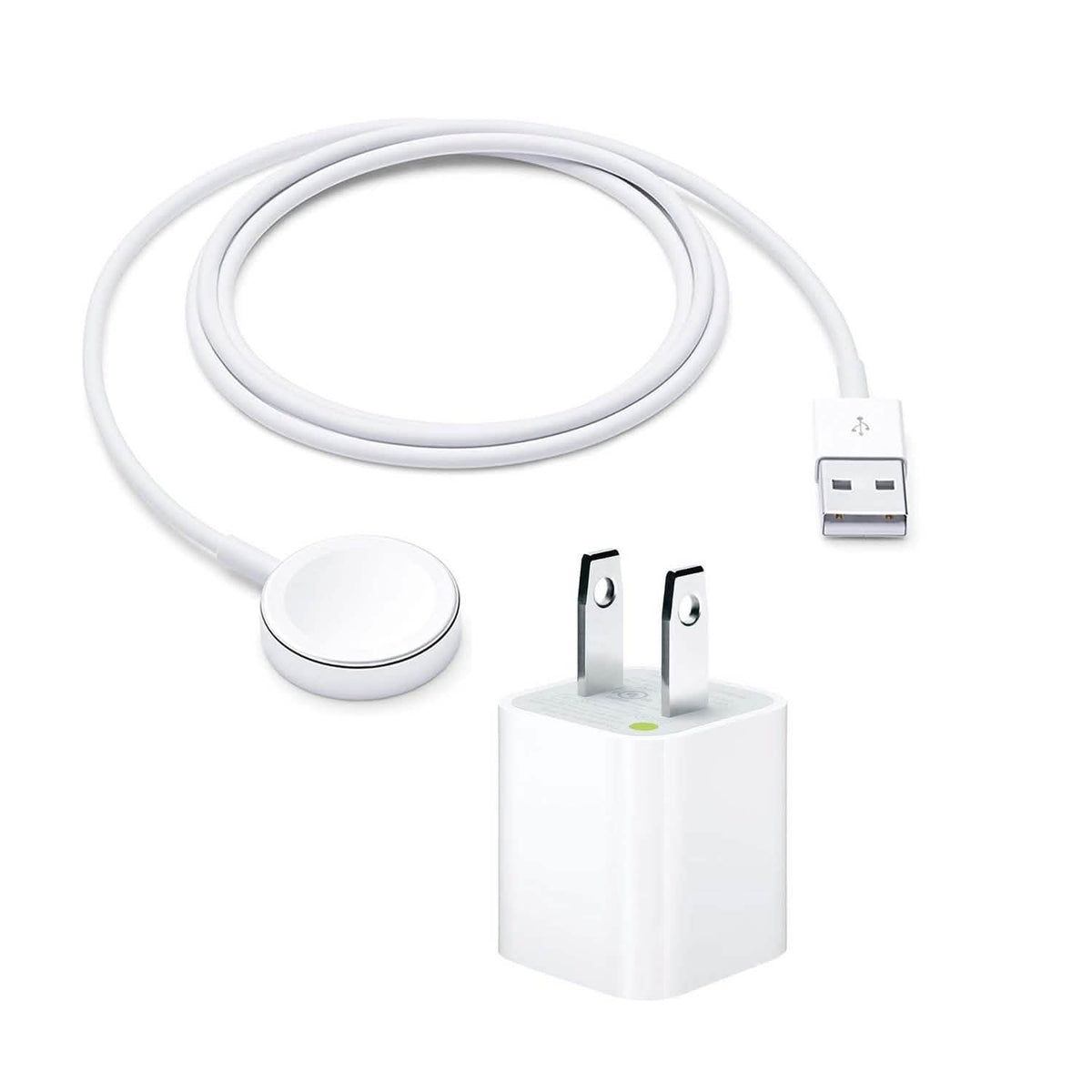 Magnetic Charging Cable for Apple Watch and 5W USB Power Adapter Charger