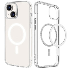 Magnetic Clear Phone Case Shockproof  Transparent Phone Cover
