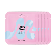 Mamonde Flora Glow Rose Marble Mask 36g X 5ea