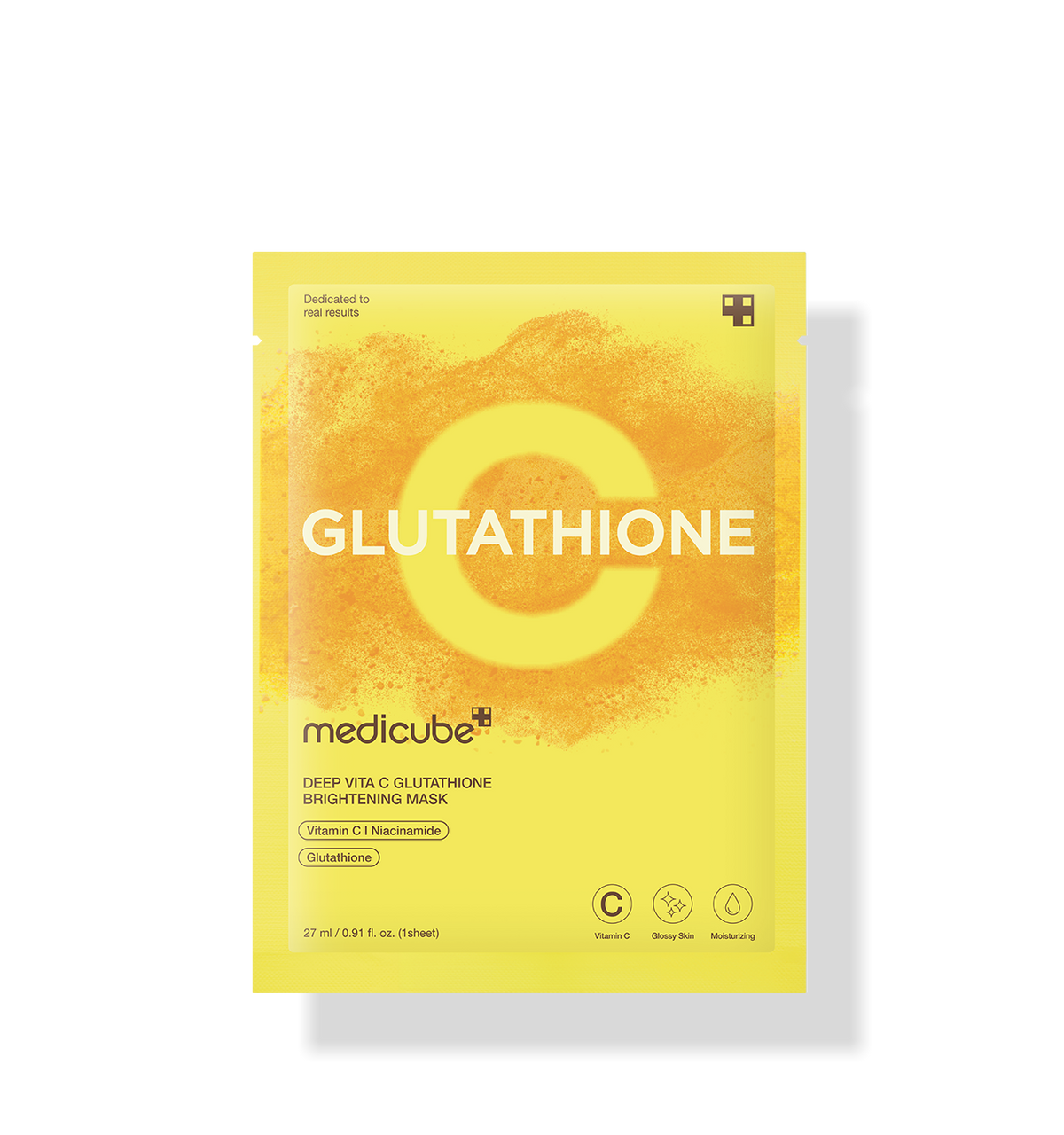 medicube Deep Vita C Glutathione Brightening Mask 27 X 5ea