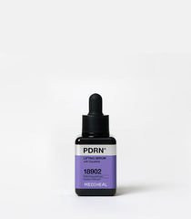 lifting serum with squalane in a dropper bottle against a neutral background