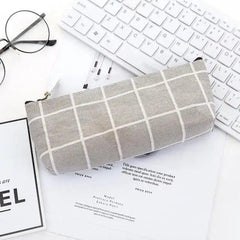 Modern Student Pencil Case Minimalist Simple Pen Bags Durable Zipper Pencil Cases For Office