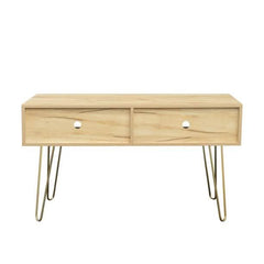 Modern Wood TV Stand Console Table