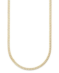 10K Gold Moricci 2MM Italian Cuban Chain Necklace