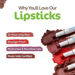 Mamaearth Moisture Matte Rouge à lèvres longue tenue Citrus Nude