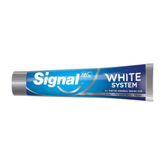 Signal White System Original Whitening Toothpaste - Natural Whitening Ingredients, Gentle on Teeth & Gums - 2.54 fl oz