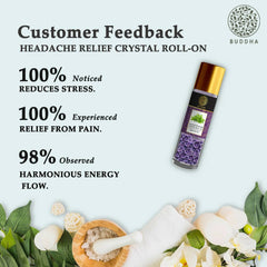 Roll-on de cristal Buddha Natural para aliviar el dolor de cabeza