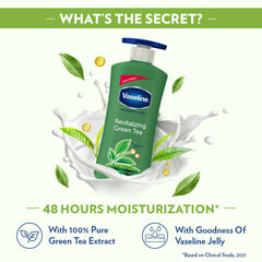 Vaseline Loción corporal revitalizante de té verde