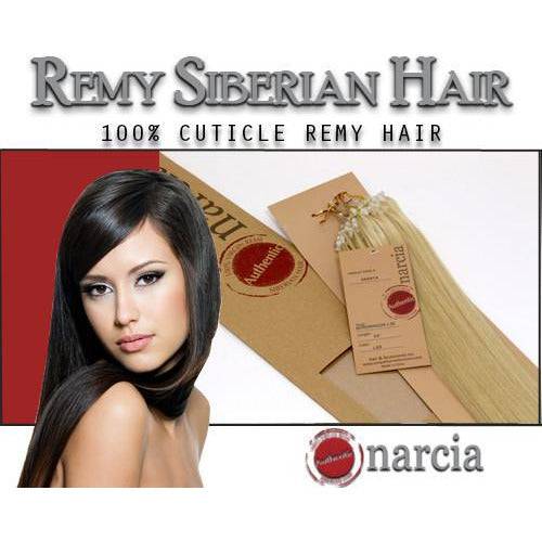 Cabello siberiano Remy Narcia - De microranillo - 24"