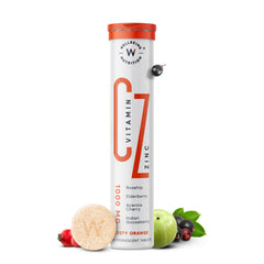 Wellbeing Nutrition Vitamine C biologique + zinc - Comprimés effervescents