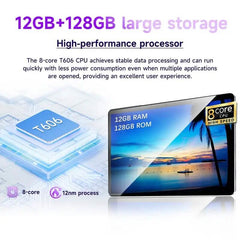 Android 14 Tablet 10.1" 12GB RAM 128GB ROM with Keyword and Mouse