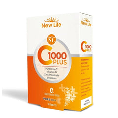 New Life C-1000 Plus Food Supplement 30 Capsules