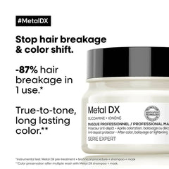 Combo shampoing et masque capillaire Metal Dx L'Oreal Paris - Serie Expert