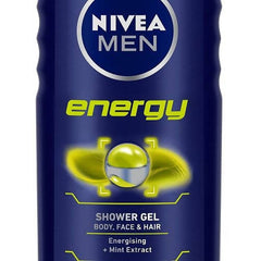 Nivea Men gel douche énergisant aux extraits de menthe