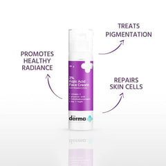 The Derma Co crema facial con 2% de ácido kójico para eliminar la pigmentación