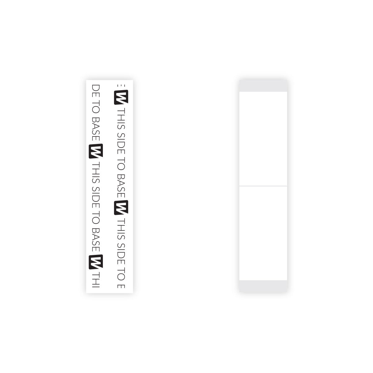 Walker Tape 1522 Clear Straight Strips 36 Pack