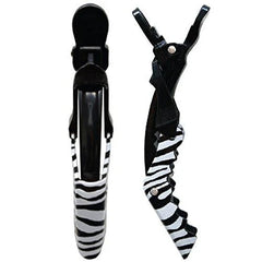 Soft 'N Style Zebra Super Grip Clips, 4 Pack