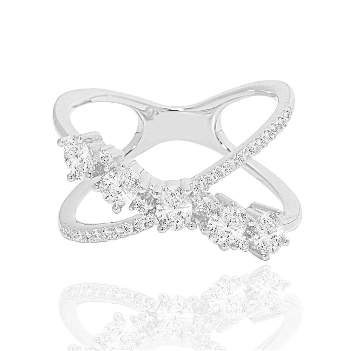 Oval Design Mini X Ring