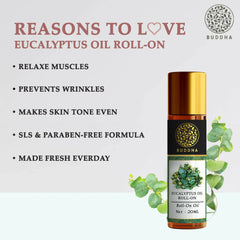 Roll-on terapéutico de eucalipto Buddha Natural