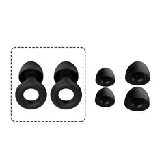 Pair of Super Soft, Reusable Silicone Ear Plugs