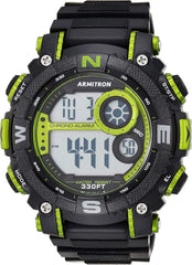 Armitron Sport Men's Digital Chronograph Resin Strap Watch, 40/8284