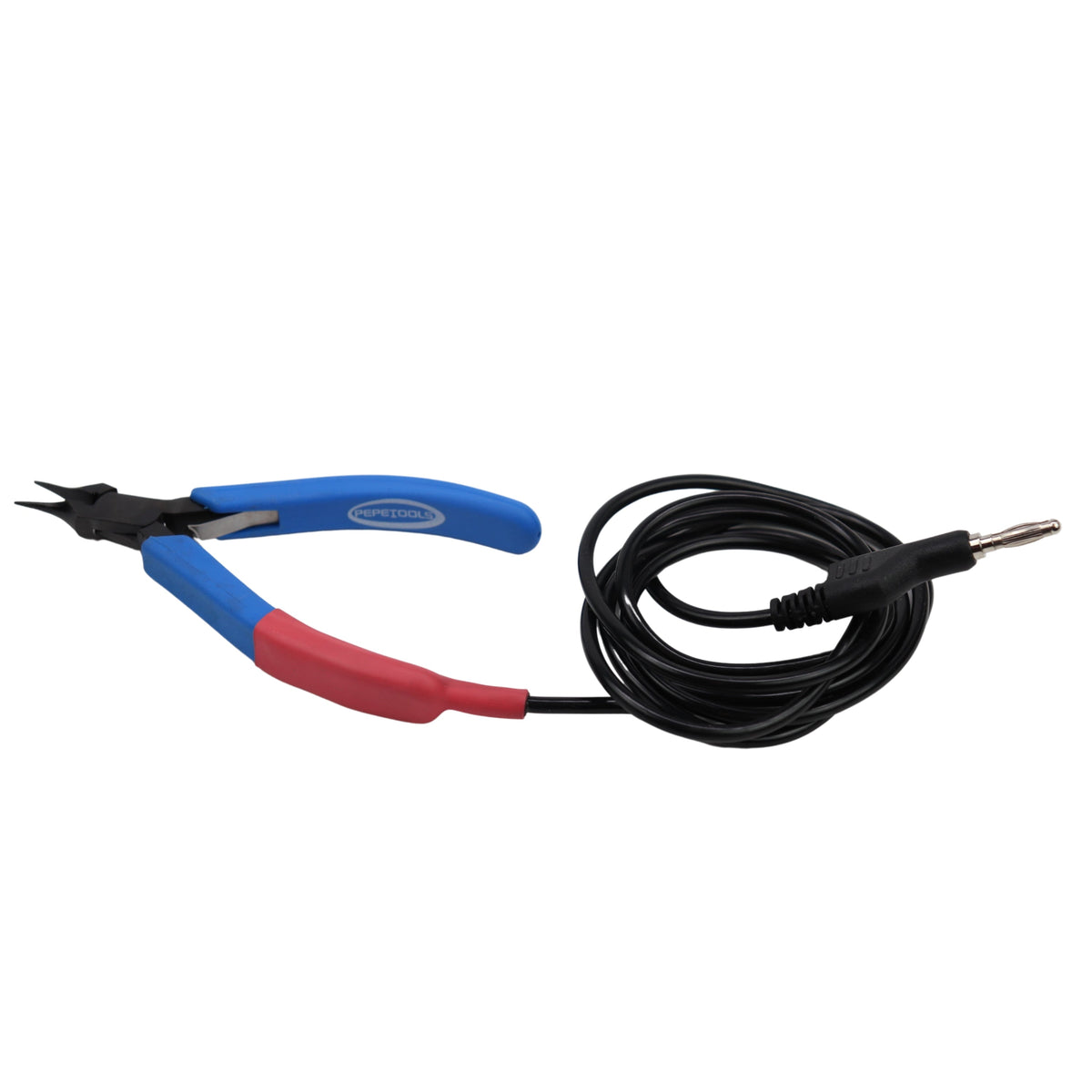 Alicates de punta fina con cable de conexión a tierra para joyería permanente