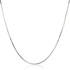 Pori Jewelers .925 Sterling Silver .7MM Magic 8 Sided Italian Snake Chain