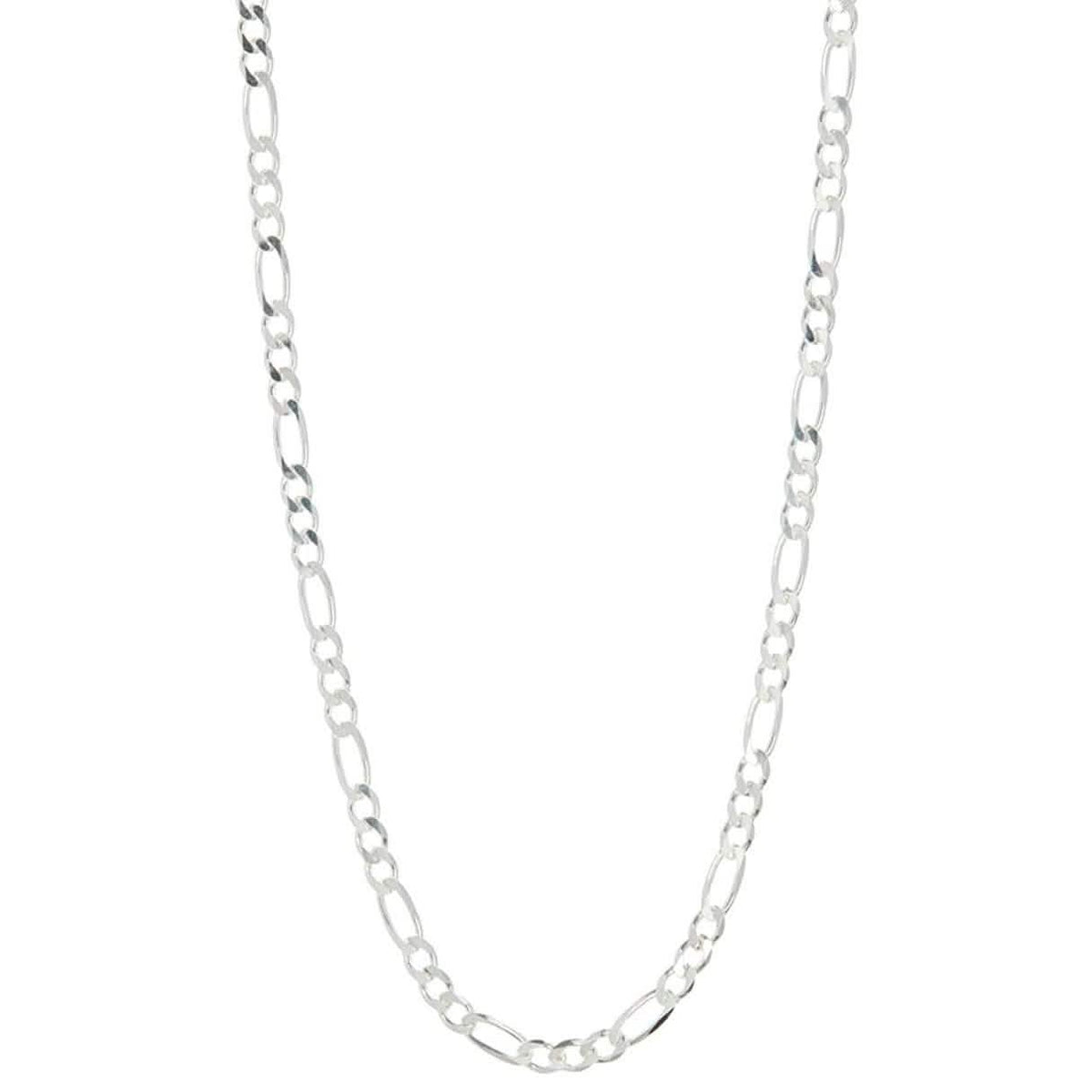 Pori Jewelers 925 Sterling Silver Figaro Chain Necklace