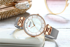 Women's Luxury Watches In Excellent Background And Zircon Designs Business Style Wristwatch Perfect Gift For Her