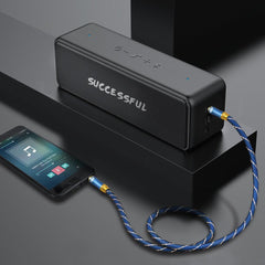 Câble audio auxiliaire plaqué or de 3,5 mm pour voiture, casque, enceinte et téléphone portable