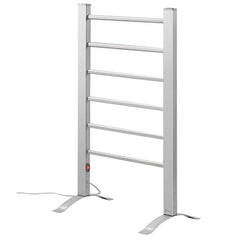 Pursonic 6-Bar Freestanding or Wall Mountable Electric Towel Warmer