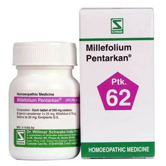 Comprimés Dr. Willmar Schwabe India Millefolium Pentarkan Ptk 62