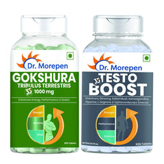 Dr. Morepen Gokshura and Testo Boost Tablets Combo for Men