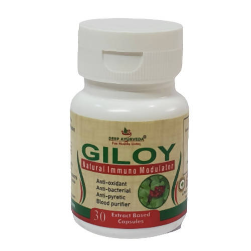 Gélules végétariennes Giloy 500mg Deep Ayurveda