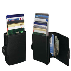 RFID-Blocking Cascading Quick Card Wallet