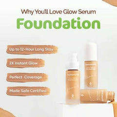 Base de maquillaje Glow Serum de Mamaearth - Natural Glow
