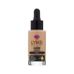 LYKD 4-in-1 Foundation Makeup - Natural Glow, Long-Lasting, Moisturizing Foundation for Radiant Complexion