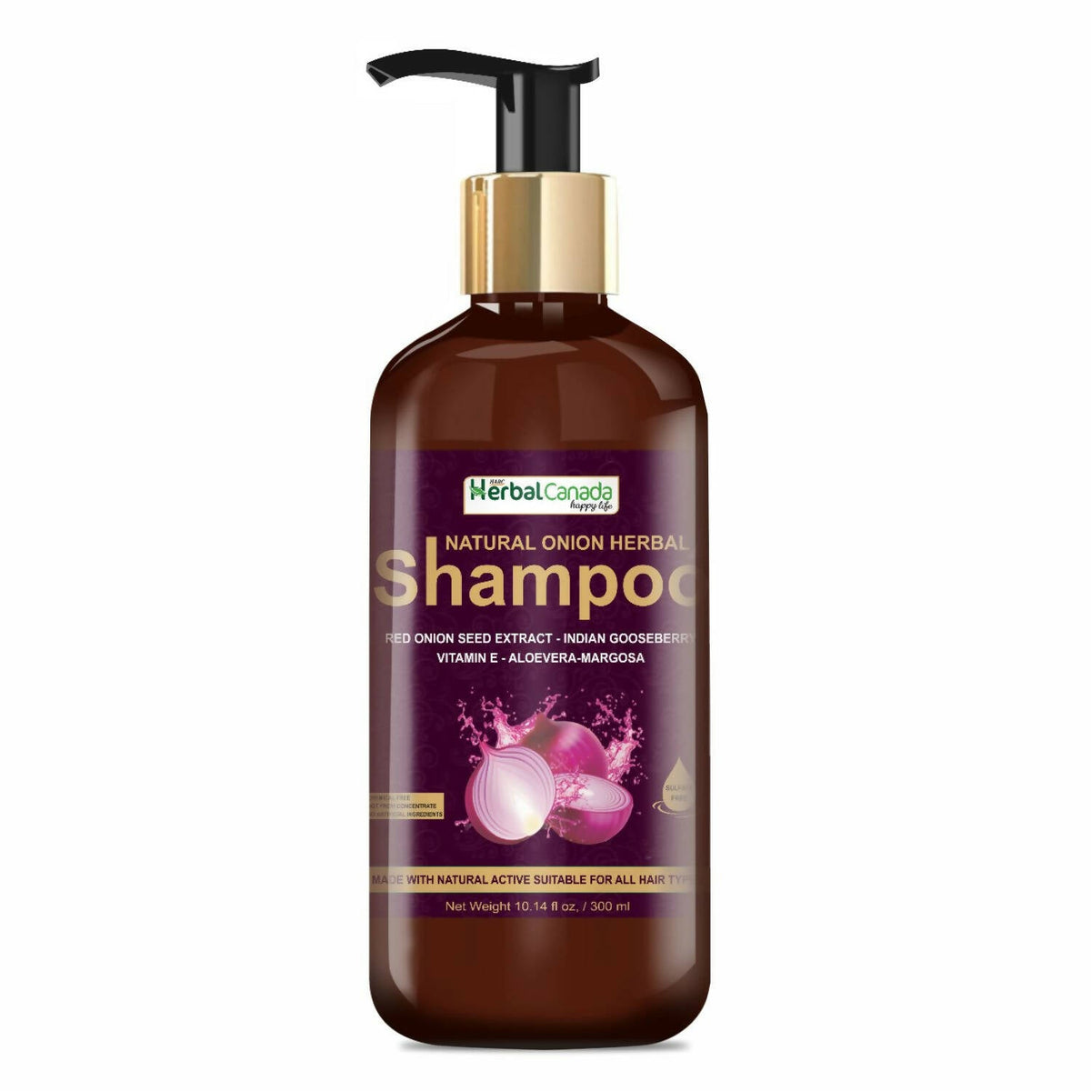 Herbal Canada Shampooing aux oignons