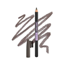 Crayon à sourcils Maybelline Eyebrow Express, brun foncé - Définition longue tenue avec une formule ultra-pigmentée
