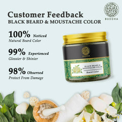 Coloration noire pour barbe et moustache Buddha Natural