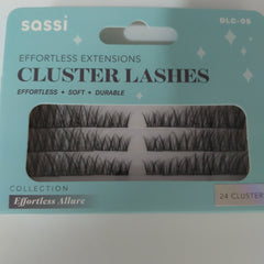 Sassi Cluster Lashes Effortless Allure 24 Lash Clusters Lightweight Reusable