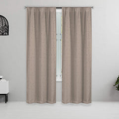 Set of 2: Pearl Detailing Design Blackout Window Curtain Pair Panel