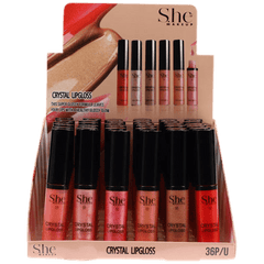 S.HE Glittered Crystal Lip Gloss