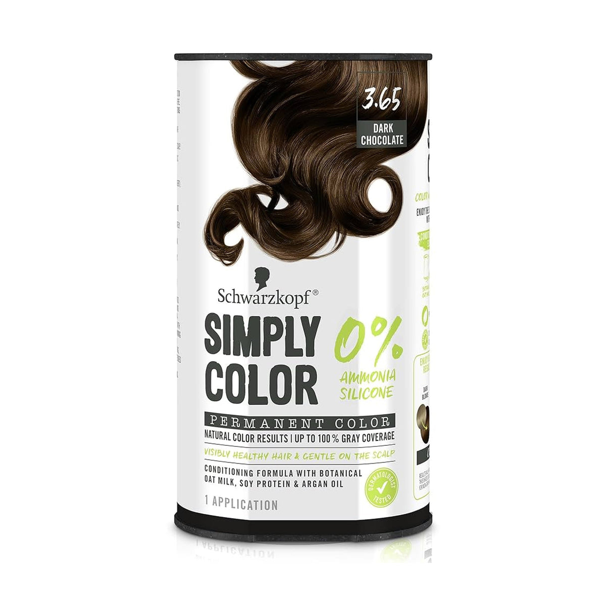 Schwarzkopf Simply Color Dauerhaft 3.65 DUNKLER SCHOKOLADENTON - Neu