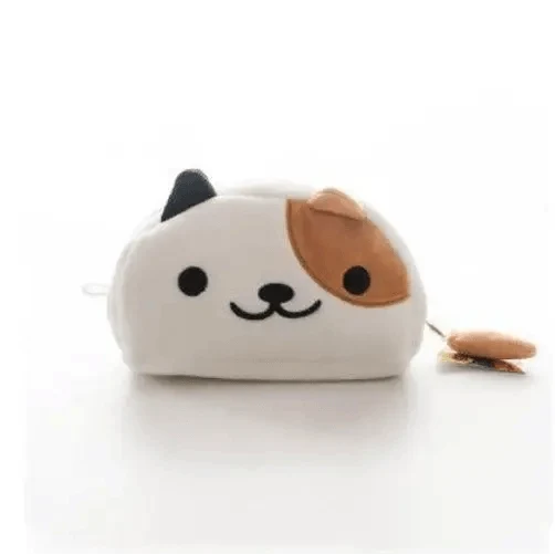 Simple Cartoon Pencil Pouch Design Soft Large Capacity Student Pencil Box Cute Pen Organizer