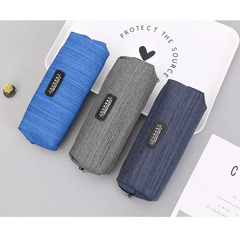 Simple Small Square Waterproof Pencil Case Stationery Case For Students Unique Pencil School Case