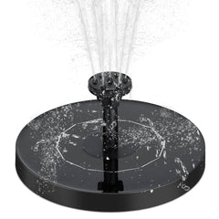 Solar Powered Fountain Pump Floating Bird Bath Pond