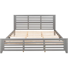Solid Wood Platform Bed Frame