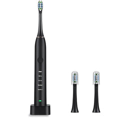 Sonic Electric Toothbrush For Adults Magnetic Charging Waterproof IPX7 Replacement Heads Set